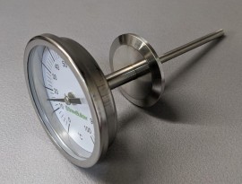 3" Triclamp Temp Dial