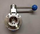 1.5" Triclamp pull trigger butterfly valve